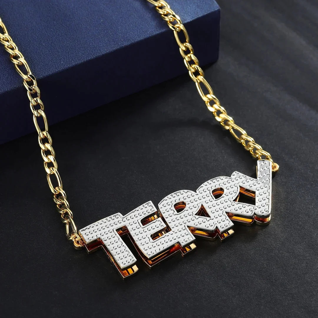 Double Plated Name Necklace