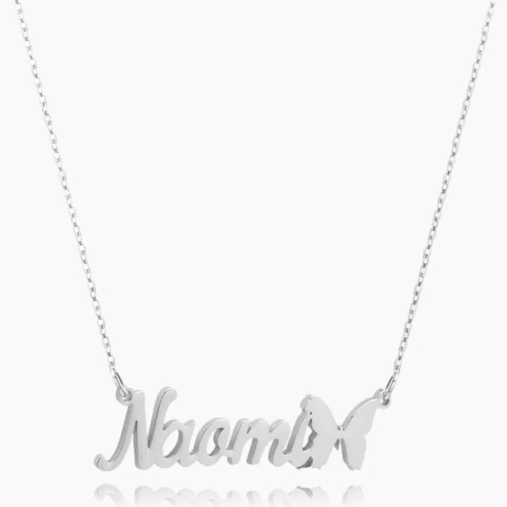 Butterfly Name Necklace