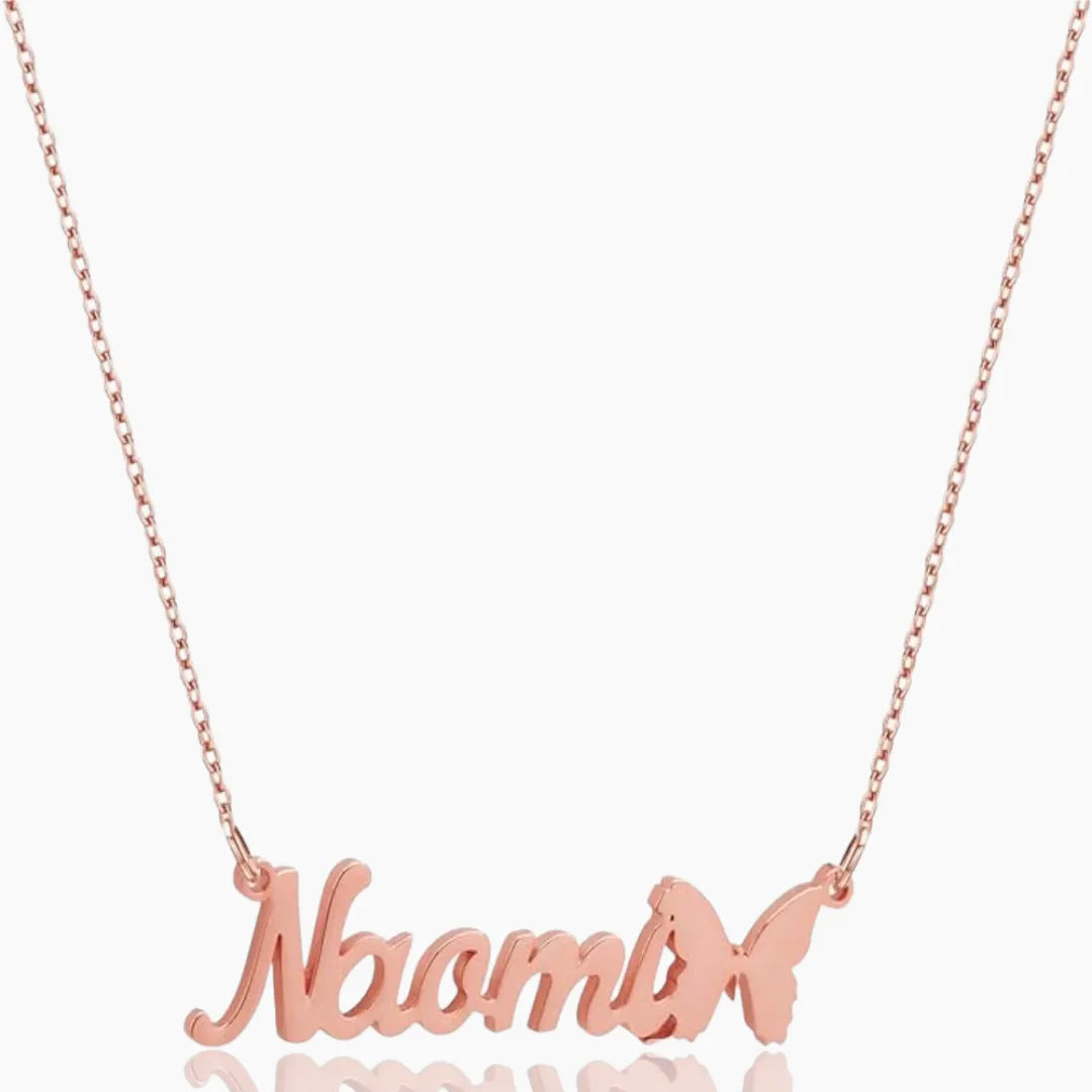 Butterfly Name Necklace