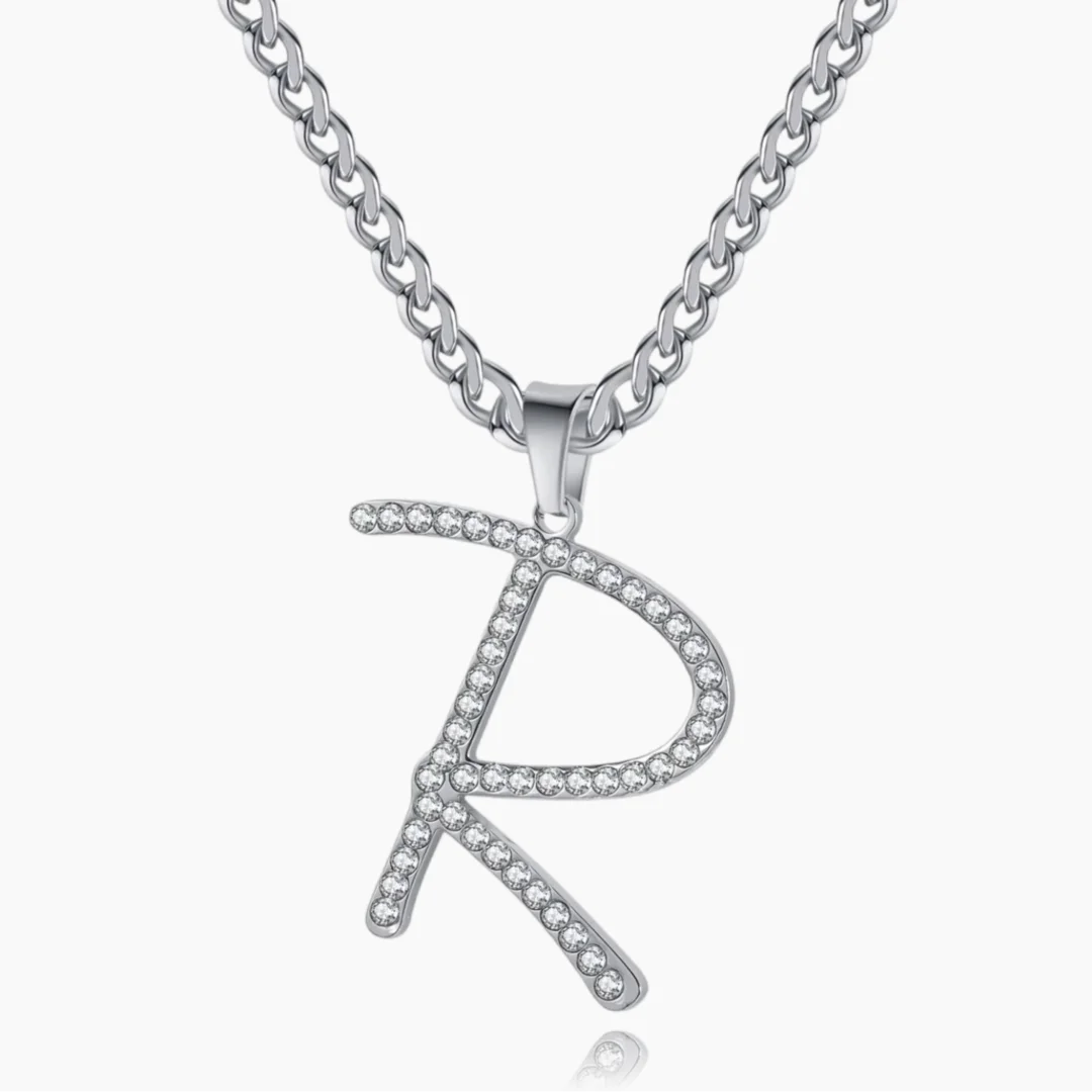 Iced Initial Necklace