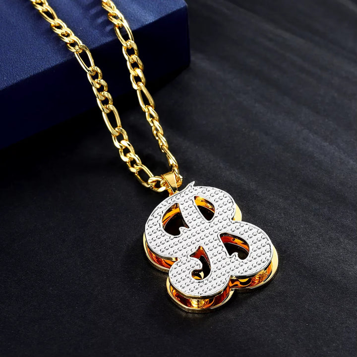 Double Plated Initial Necklace