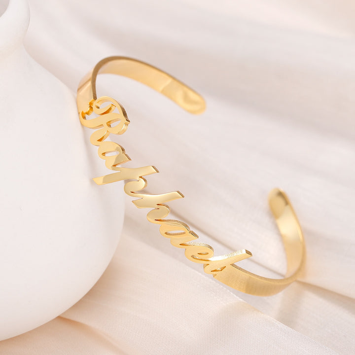 Name Bangle Bracelet