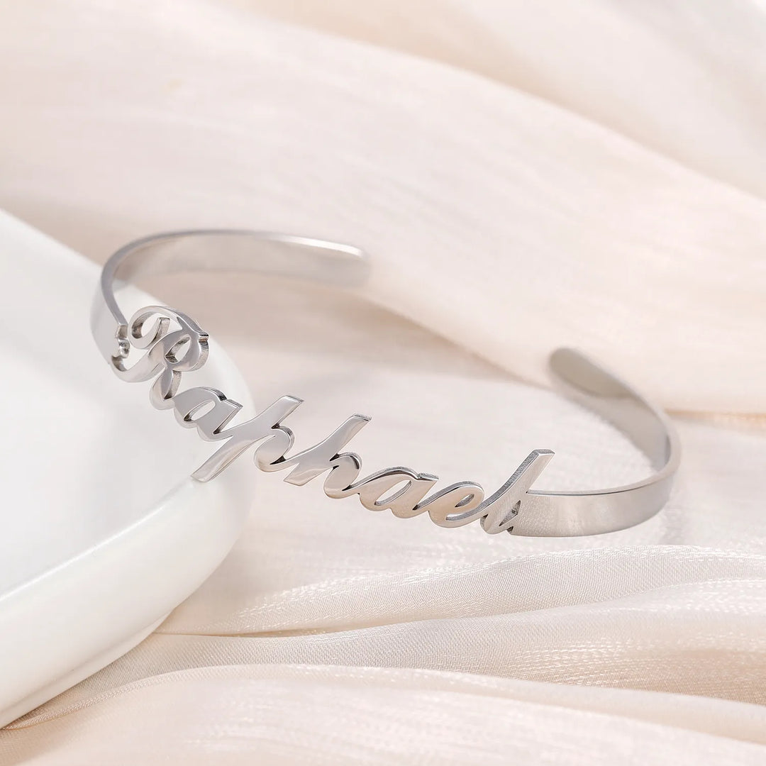 Name Bangle Bracelet