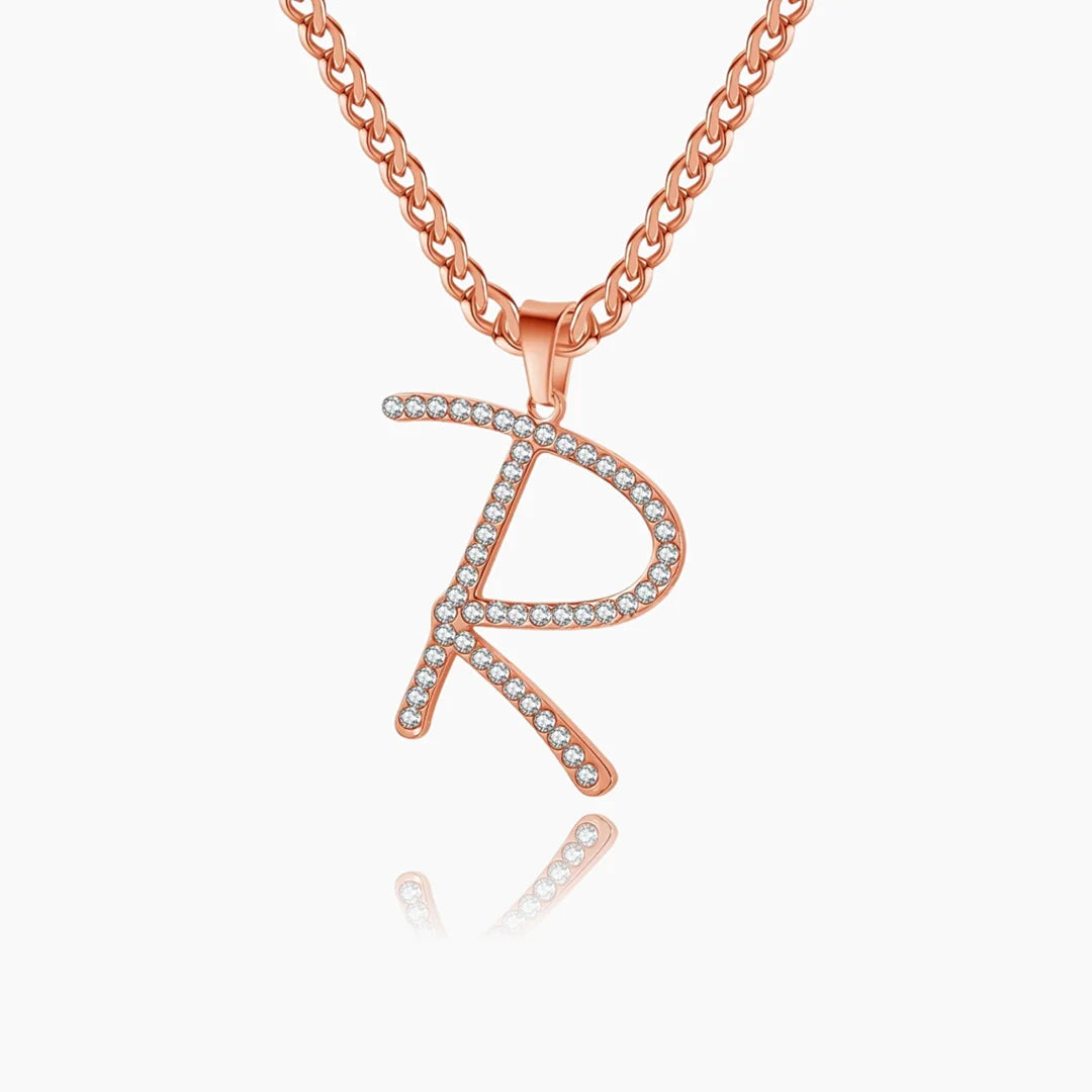 Iced Initial Necklace