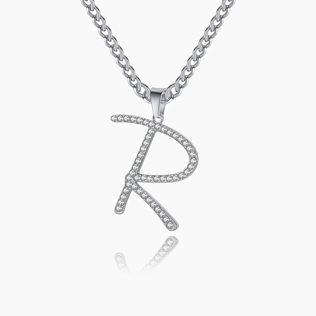 Iced Initial Necklace