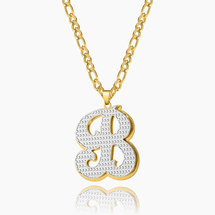 Double Plated Initial Necklace