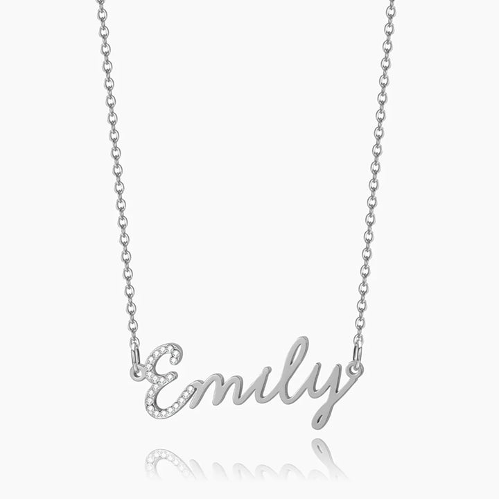 Iced Initial Name Necklace