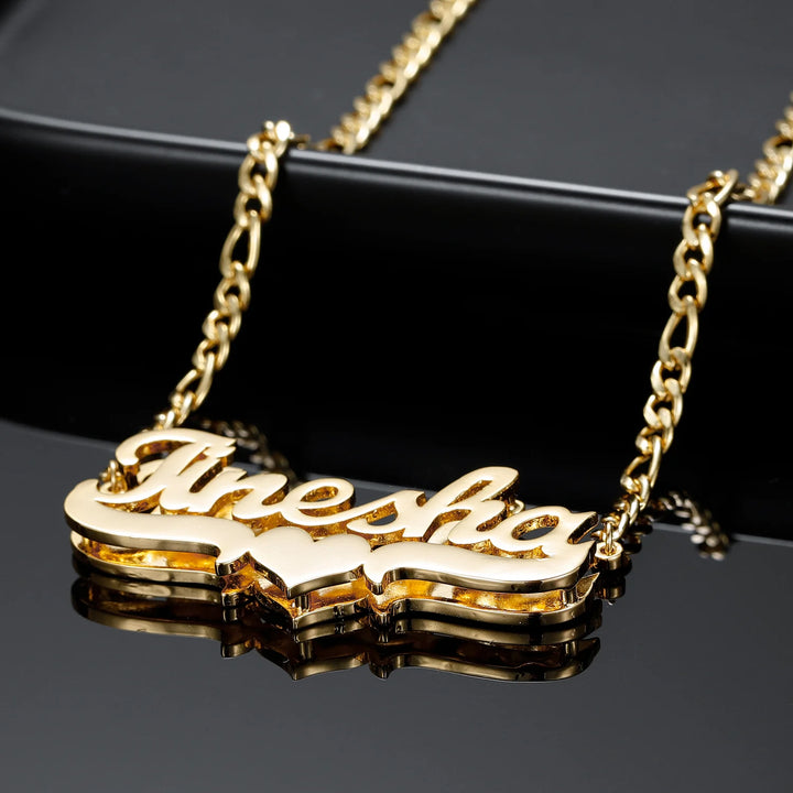 Personalized Heart Name Necklace