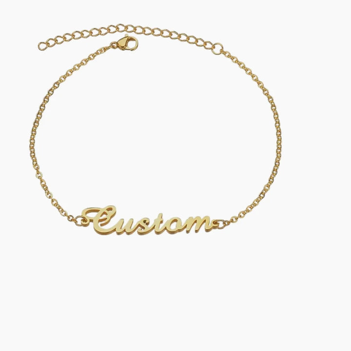 Custom Name Anklet