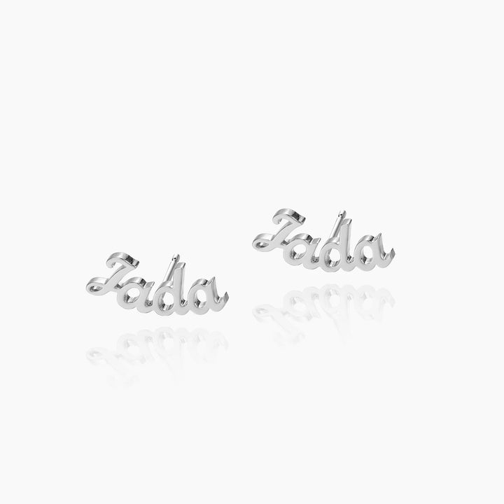 Name Stud Earrings