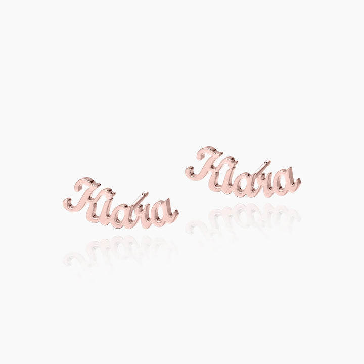 Name Stud Earrings