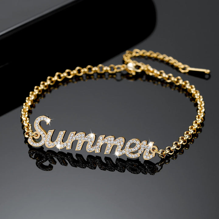 Iced Out Name Bracelet