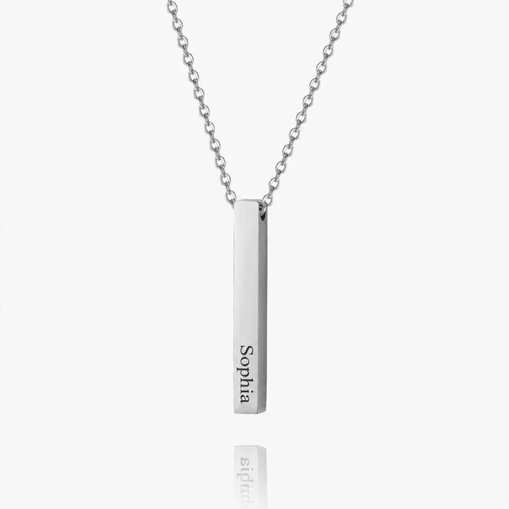 Personalized Bar Name Necklace