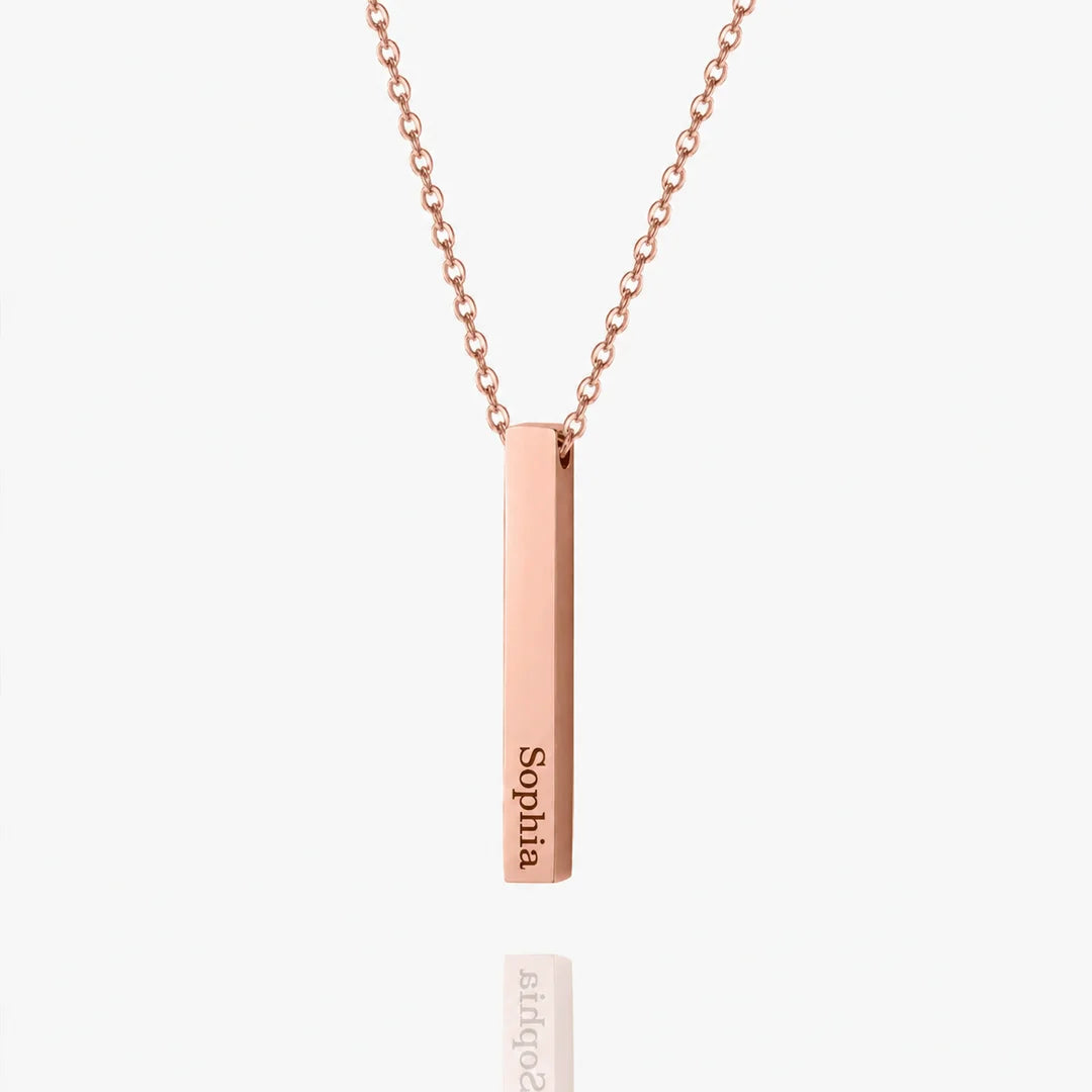 Personalized Bar Name Necklace