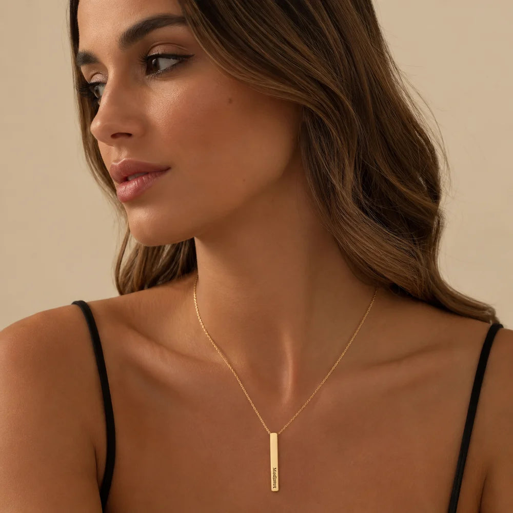 Personalized Bar Name Necklace