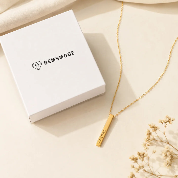 Personalized Bar Name Necklace