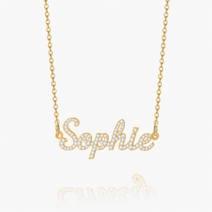 Iced Out Name Necklace