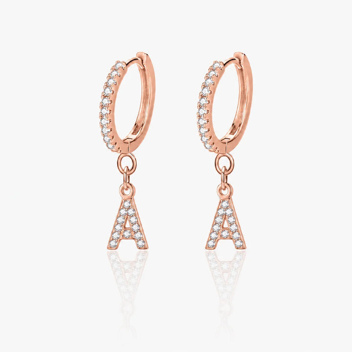 Iced Letter Earrings