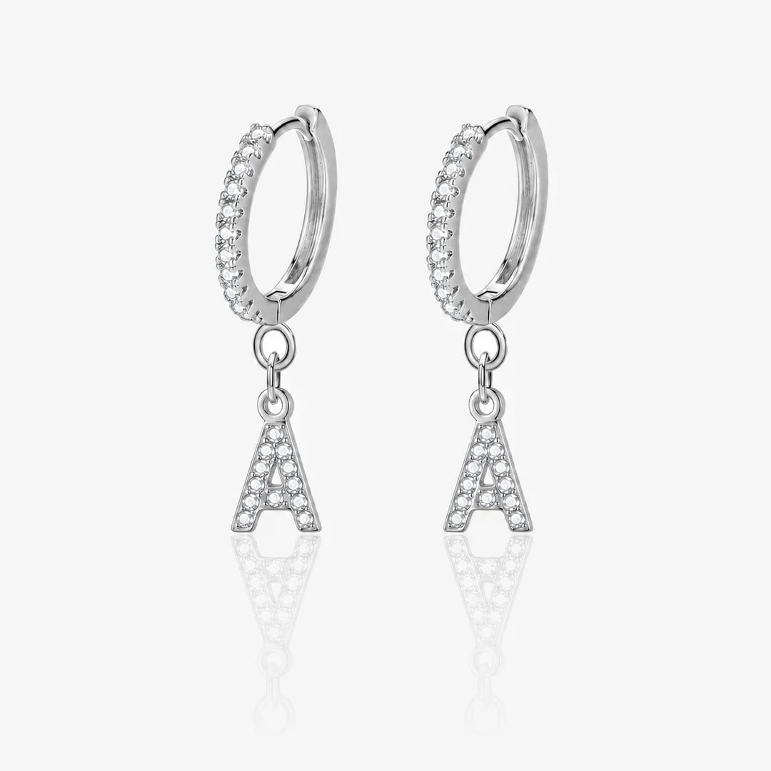 Iced Letter Earrings