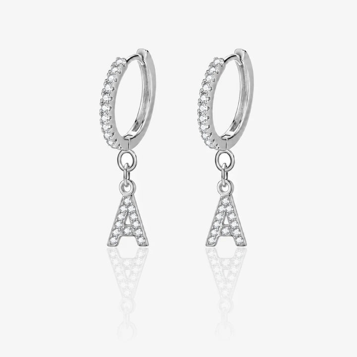 Iced Letter Earrings