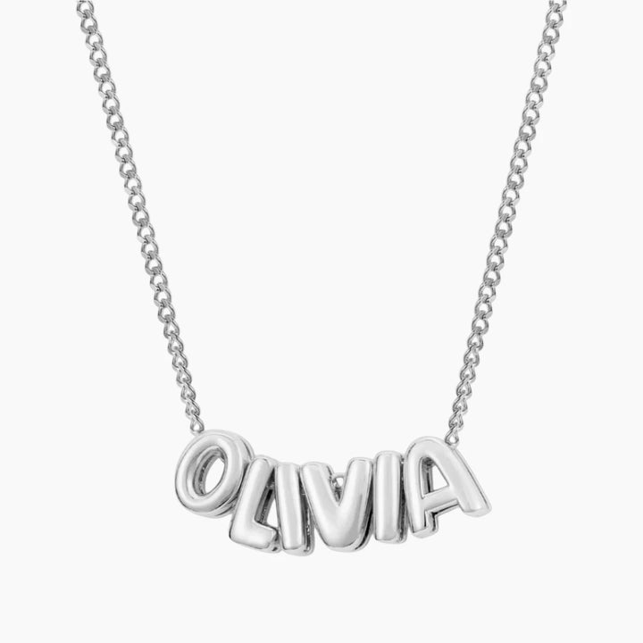 Bubble Name Necklace