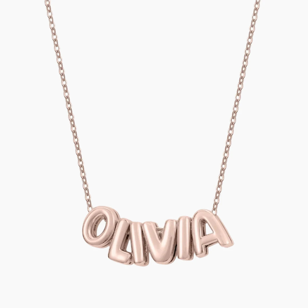 Bubble Name Necklace